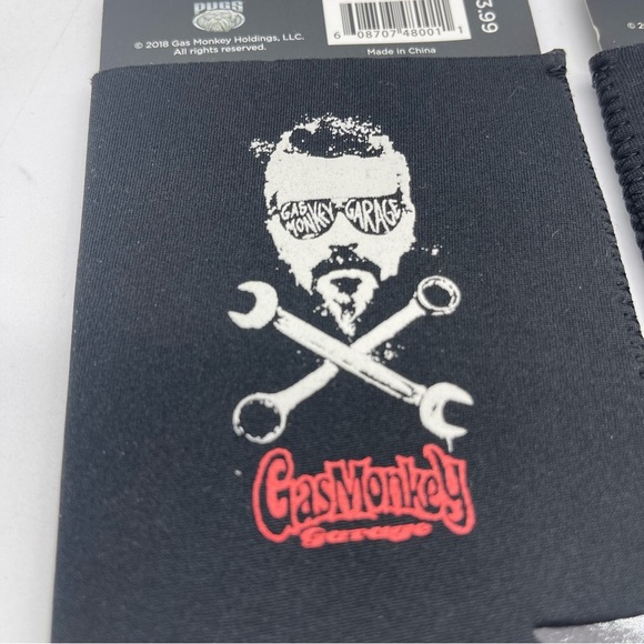 Gas Monkey Koozies Set of Two Black New - Picture 8 of 11